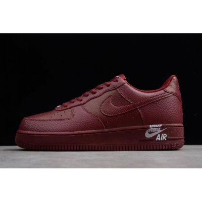 Nike Air Force 1 '07 Leather Team Kırmızı Kaykay Ayakkabı Türkiye - RBZRYGH5